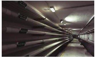 Galería de tuberías subterráneas urbanas