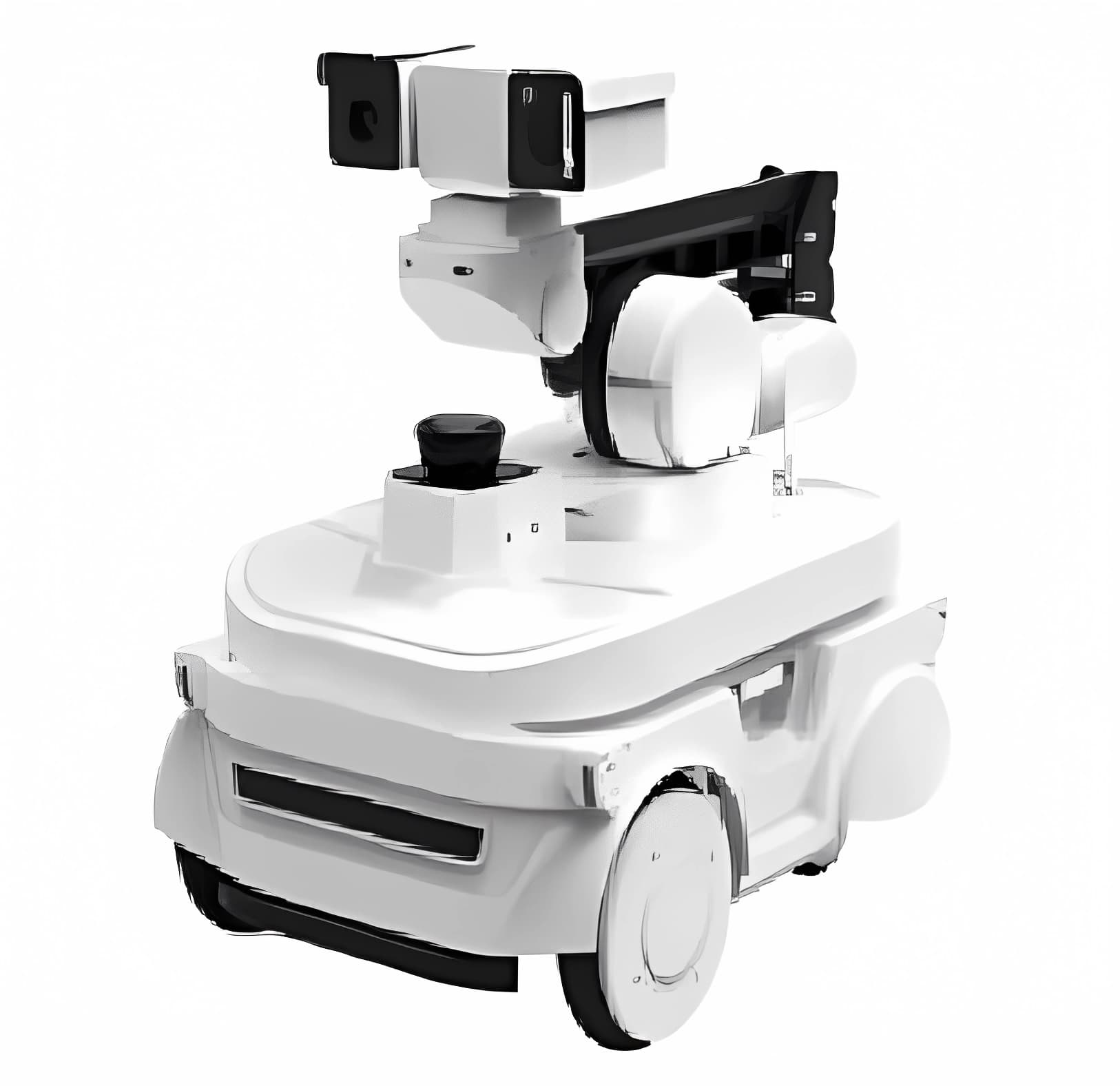 Robot de inspección con ruedas para interiores (elevable)
